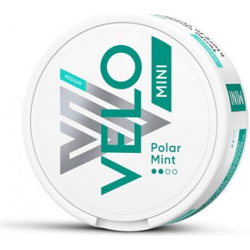 British American Tobacco Velo Polar Mint Mini 6 mg 20 sáčků