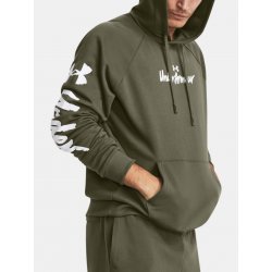 UA Rival Fleece Graphic HD Mikina Under Armour Zelená