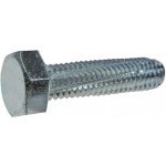 Závitořezný šroub M8x30 mm, šestihranná hlava, zinek bílý, DIN 7513A – Hledejceny.cz