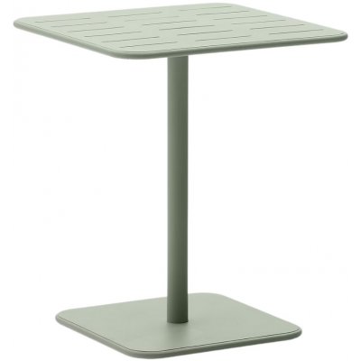 Kave Home Brai 70 x 70 cm kovový zahradní stůl Světle zelený – Hledejceny.cz
