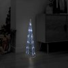 Vánoční osvětlení Nabytek XL Akrylový dekorativní LED kužel studené bílé světlo 60 cm