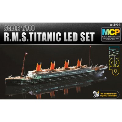 Academy Model Kit R.M.S. TITANIC s LED osvětlením 14220 MCP 1:700 – Zbozi.Blesk.cz