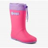 Dětská holínka Coqui Rainy collar 8509 100 3602 lt fuchsia lt lila