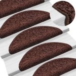 zahrada-XL 15 ks Nášlapy na schody hnědé 65 x 25 cm – HobbyKompas.cz