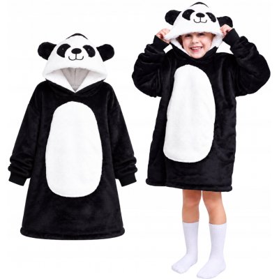 Cozy Noxxiez CH306 Panda hřejivá televizní mikinová deka s kapucí – Hledejceny.cz