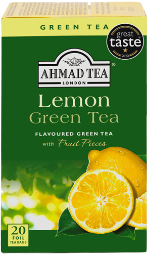 Ahmad Tea Lemon Vitality zelený čaj 20 x 2 g