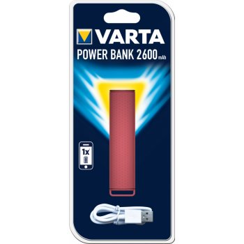 Varta Power Bank 2600 mAh korálová od 289 Kč - Heureka.cz