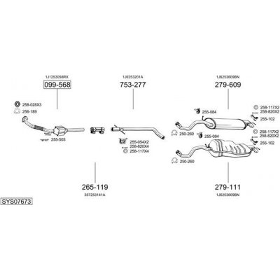 Bosal BS 285-129 | Zboží Auto