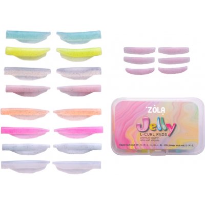 ZOLA Jelly L-Curl – natáčky na horní a spodní řasy 11 párů – Zboží Dáma