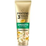 Pantene 3 Minute Miracle Smooth&Silky hloubkový tříminutový kondicionér pro poškozené vlasy 220 ml – Zboží Dáma