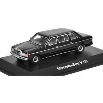 Modèle Réduit BoS-Models 1/87 Mercedes V123 Limousine Noire 1977 - Neuf - Échelle HO
