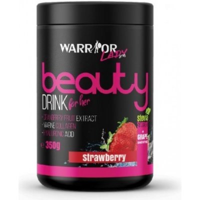 Warrior Beauty Drink - kolagenový nápoj s kyselinou hyaluronovou a stévií 350 gr