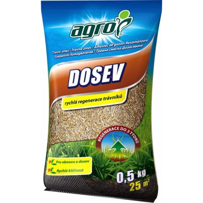 AGRO Travní směs DOSEV 0,5 kg – Zboží Mobilmania