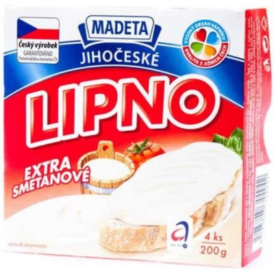 Madeta Lipno extra smetanové sýr 200 g – Hledejceny.cz