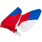 Česká vlajka na zrcátko auta - pár - 26 x 28 cm – Sleviste.cz