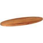 Omaxi 095434 Stolní deska 120 x 60 x 3,8 cm oválná masivní akáciové dřevo – Zboží Dáma