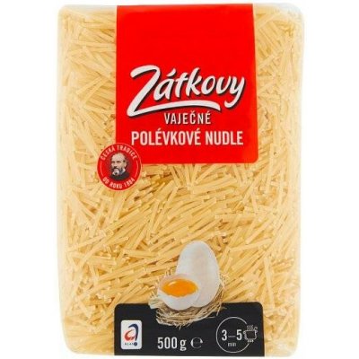 Zátkovy polévkové nudle vaječné 0,5 kg – Zboží Mobilmania