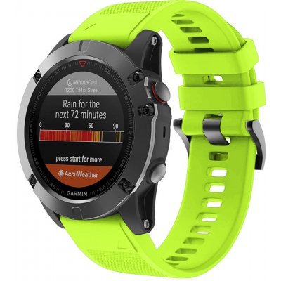 Pouzdro Tactical 819 Silikonové Řemínek pro Garmin Fenix 5S/6S/7S QuickFit 20mm Lime – Hledejceny.cz