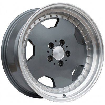 Racing Line B5852 9,5x17 5x112 ET25 grey polished rim | Zboží Auto