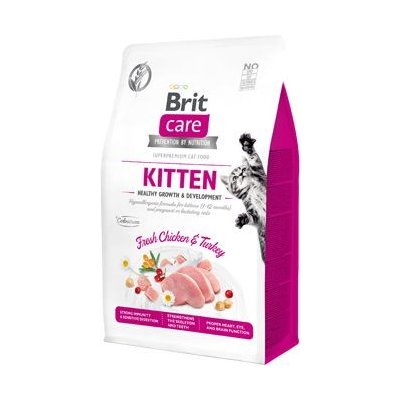 Brit Care Cat Grain Free Kitten Healthy Growth&Develop. 0,4 kg – Zboží Mobilmania