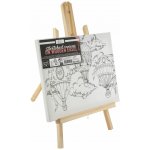Grafix Malování na plátno 30x22,5 cm dřevěný stojan balóny – Hledejceny.cz