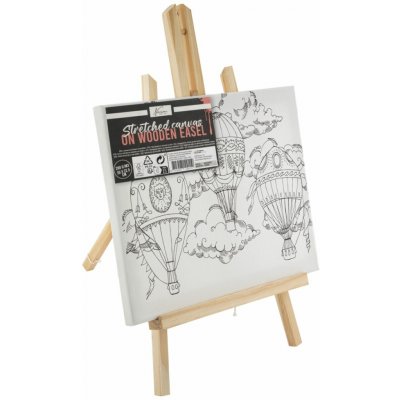 Grafix Malování na plátno 30x22,5 cm dřevěný stojan balóny – Hledejceny.cz