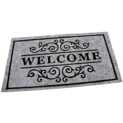 FLOMA Welcome Deco Šedá 33 x 58 cm – Zboží Mobilmania