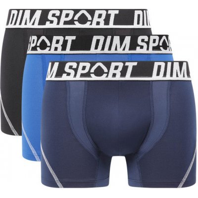 Dim Sport pánské sportovní boxerky 3 ks Sport MICROFIBRE BOXER 3x černá – Zboží Mobilmania