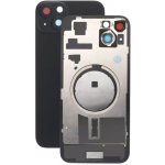 Kryt Apple iPhone 15 Plus Sklo Zadního Housingu + Sklíčko Kamery + Kovová Destička + Magsafe Magnet černý – Zboží Živě
