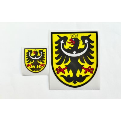 Samolepka se znakem slezské orlice na žlutém poli Alerion – Hledejceny.cz