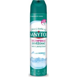 Sanytol dezinfekční osvěžovač vzduchu na povrchy a textil, hory 300 ml