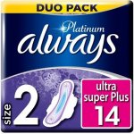 Always Ultra Duo Platinum super dámské vložky 14 ks – Zboží Dáma
