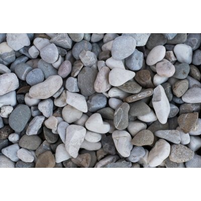 Říční štěrk, Šedá-béžová, více frakcí 8-16 mm, 25kg – Sleviste.cz