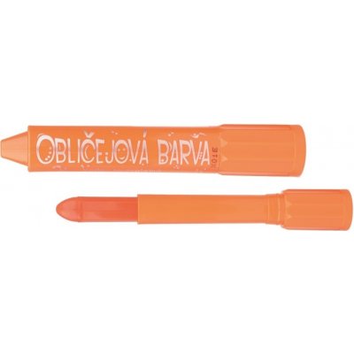 Amos Face Deco Barva na obličej a tělo v tubě oranžová se rtěnkovým uzávěrem 4,7 g – Zboží Dáma