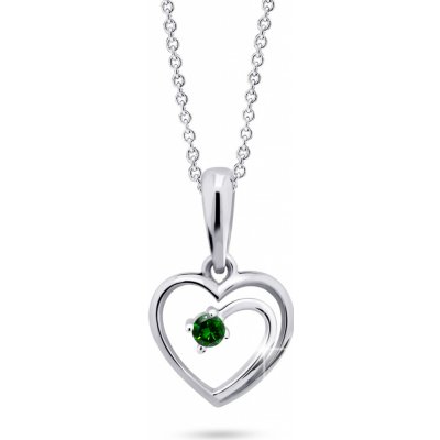Cutie Diamonds přívěsek z bílého zlata se smaragdem DZ6300 1602 40 SM X 2 – Sleviste.cz