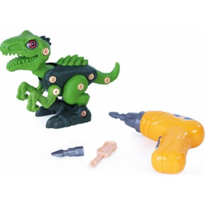 Rappa - Dinosaurus šroubovací Velociraptor se šroubovákem na baterie – Zboží Dáma