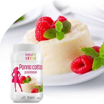 4fitness.cz Proteinová panna cotta 200 g 10 porcí – Zboží Dáma