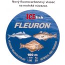 ICE FISH Fluorocarbonový na mořské návazce 100 m 0,9 mm 47 kg