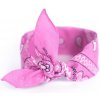 Šátek Art of Polo šátek do světle vlasů pin-up světle růžový