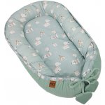 EKO Hnízdo pro miminko VELVET Dogs Mint – Zboží Mobilmania