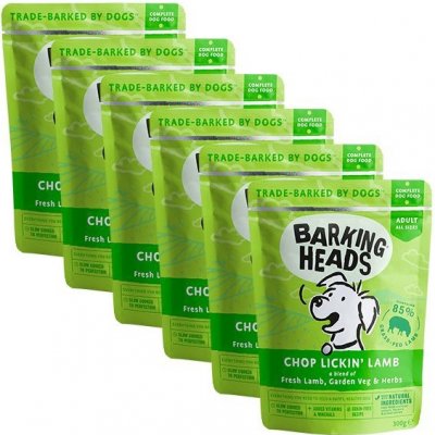 Barking Heads Chop Lickin’ Lamb Grain Free 6 x 300 g – Hledejceny.cz