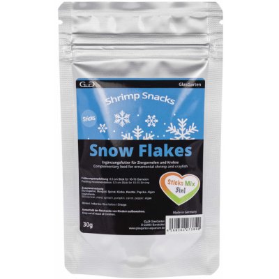 GlasGarten Shrimp Snacks Snow Flakes Mix 3v1 30 g – Sleviste.cz