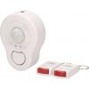 Pojistka Miniaturní bezdrátový stropní alarm s vestavěnou sirénou ovládanou dálkovým ovladačem, 5 m, napájení bateriemi