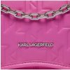 Kabelka Karl Lagerfeld kabelka 240W3193 Lotus Pink