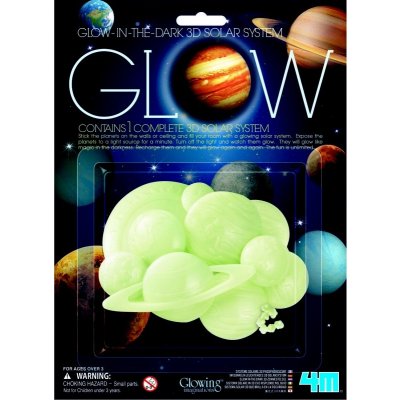 4M Glow 3D Solar System Svítící planetky – Zbozi.Blesk.cz