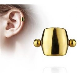 Šperky4U cartilage piercing do ucha se štítem CP1027-GD