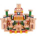 EkoToys Dřevěné kostky barevné 210 ks – Zboží Mobilmania