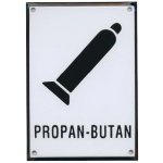 Propan Butan 150x210mm - smaltovaná tabulka – Zboží Mobilmania