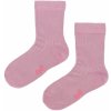 Emel Dětské bavlněné ponožky "Řebro" Růžová