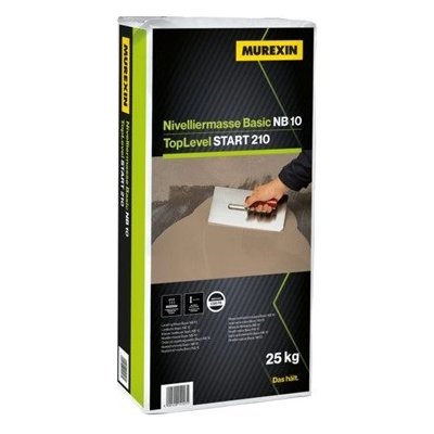 Hmota nivelační Basic NB 10/TopLevel START 210 25 kg Murexin – Hledejceny.cz